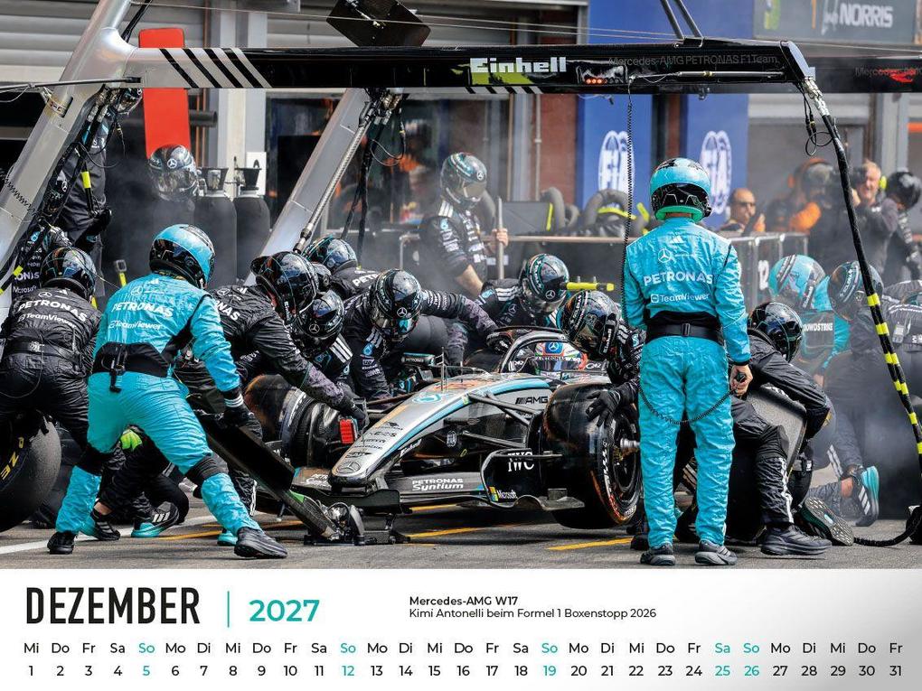 Weitere Ansicht: Mercedes im Rennsport Kalender 2027 | Frank Pommer