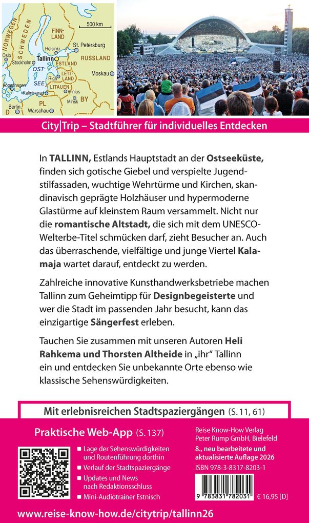 Weitere Ansicht: Reise Know-How CityTrip Tallinn | Heli Rahkema, Thorsten Altheide