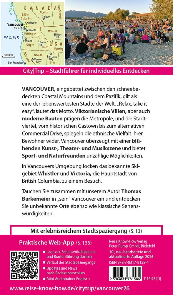 Weitere Ansicht: Reise Know-How CityTrip Vancouver mit Victoria | Thomas Barkemeier