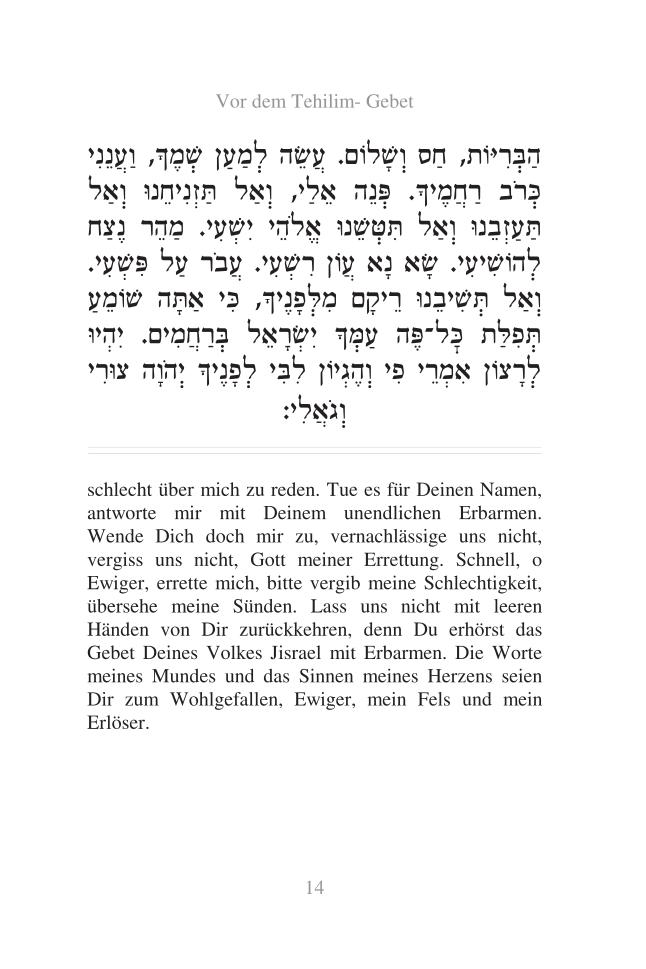 Weitere Ansicht: Tehillim Schma Kolenu | Samson Raphael Hirsch