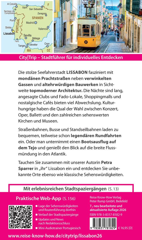 Weitere Ansicht: Reise Know-How CityTrip Lissabon | Petra Sparrer