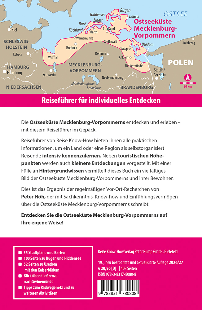 Weitere Ansicht: Reise Know-How Reiseführer Ostseeküste Mecklenburg-Vorpommern | Peter Höh