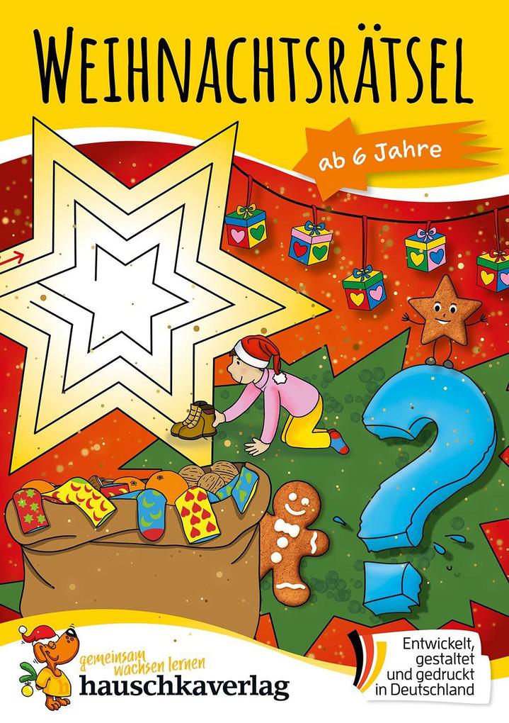 Produktbild: Weihnachtsrätsel - Rätselblock ab 6 Jahre | Agnes Spiecker