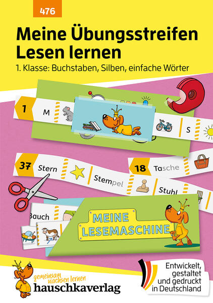 Produktbild: Meine Übungsstreifen Lesen lernen - 1. Klasse: Buchstaben, Silben, einfache Wörter | Agnes Spiecker