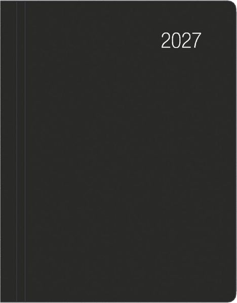 Produktbild: Taschenkalender schwarz 1W/2S 2027