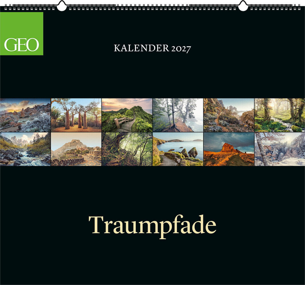 Produktbild: GEO Klassiker: Traumpfade 2027 | Neumann Verlage GmbH & Co. KG