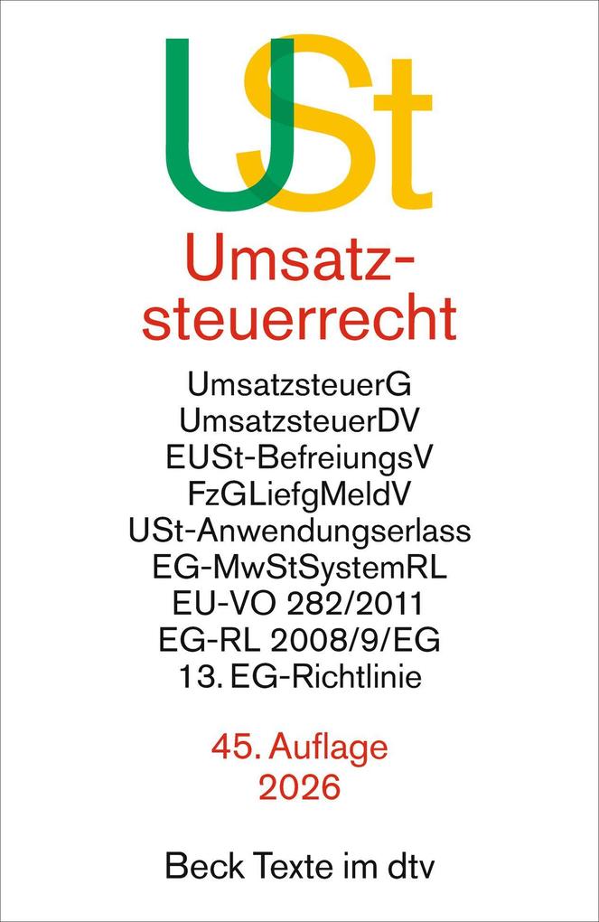 Produktbild: Umsatzsteuerrecht. USt