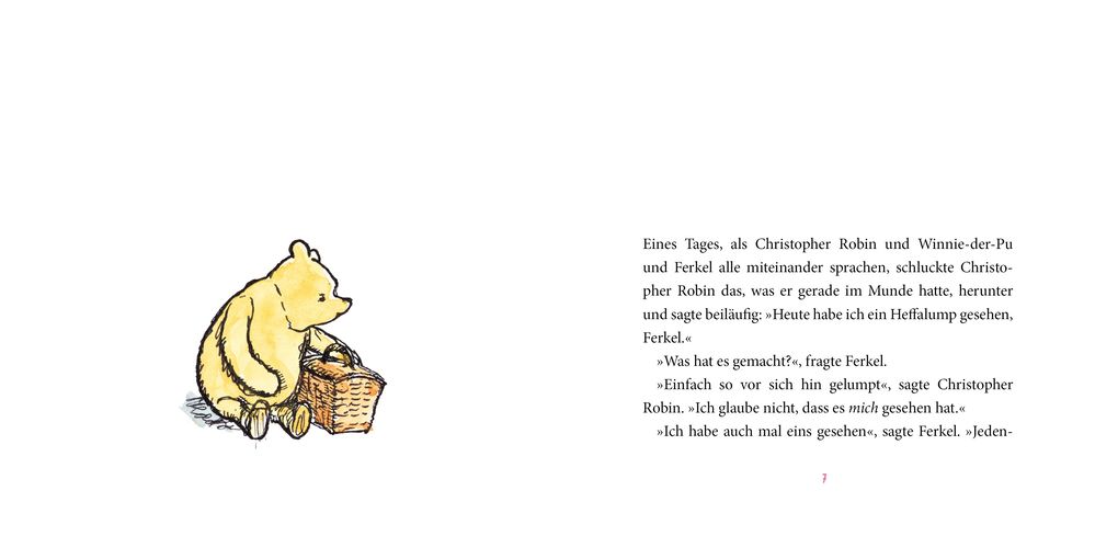 Weitere Ansicht: Ferkel fängt ein Heffalump | Alan Alexander Milne, A. A. Milne