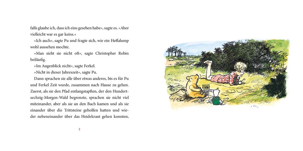Weitere Ansicht: Ferkel fängt ein Heffalump | Alan Alexander Milne, A. A. Milne