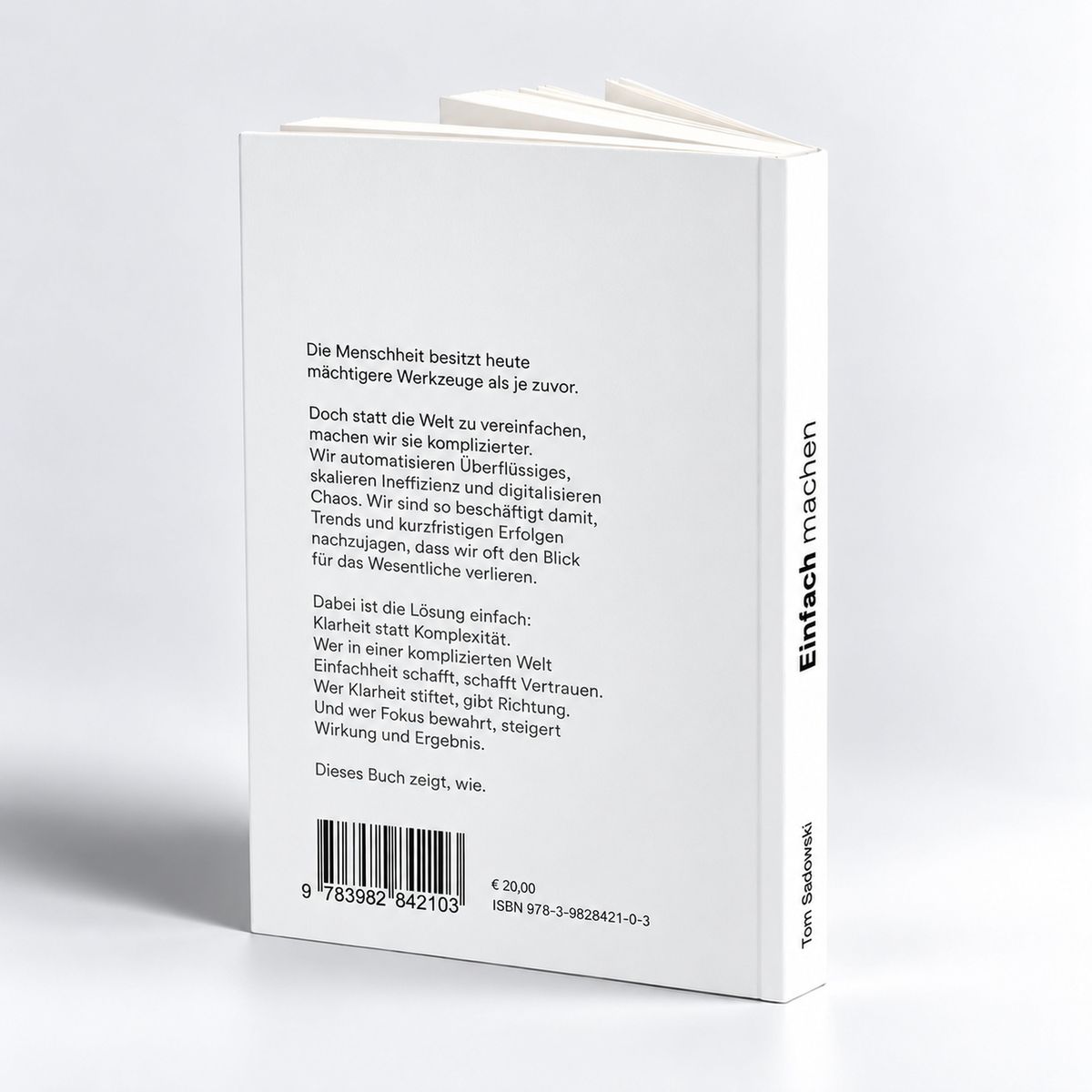 Weitere Ansicht: Einfach machen | Tom Sadowski