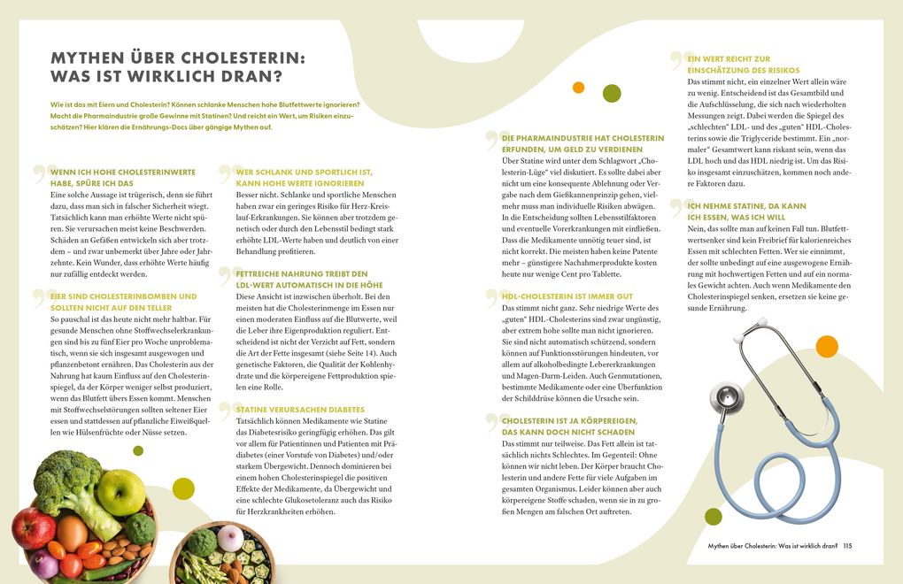 Weitere Ansicht: Die Ernährungs-Docs - Cholesterin senken - Unsere 100 besten Rezepte | Matthias Riedl, Jörn Klasen, Silja Schäfer, Viola Andresen