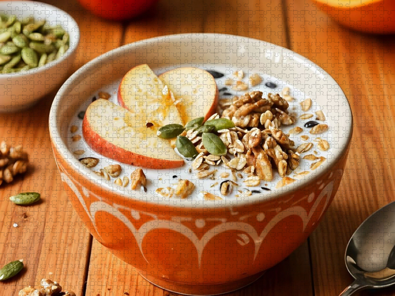Weitere Ansicht: CALVENDO Puzzle Müsli Stillleben - Ein Motiv aus dem Kalender MorgenMüsli - Ein Jahr voller Farbe und Genuss | 1000 Teile Lege-Größe 64x48cm Foto-Puzzle für glückliche Stunden | Calvendo