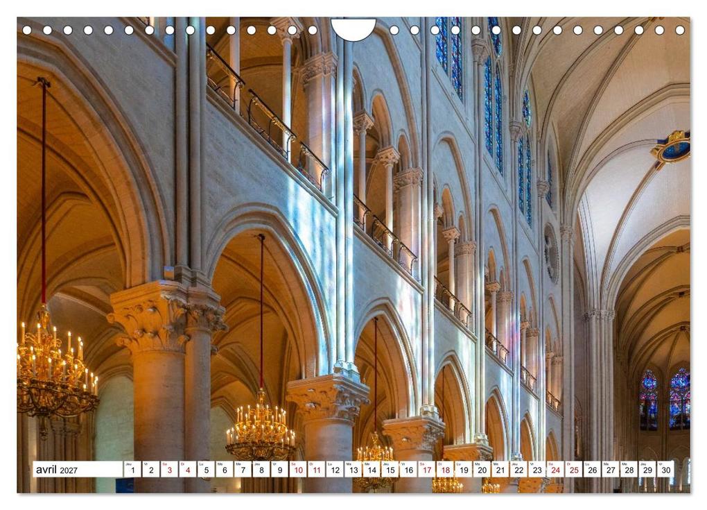 Weitere Ansicht: Les cathédrales françaises - Des chefs-d'uvre de l'architecture gothique (Calendrier mural 2027 DIN A4 vertical), CALVENDO calendrier mensuel | Calvendo, Elisabeth Schittenhelm