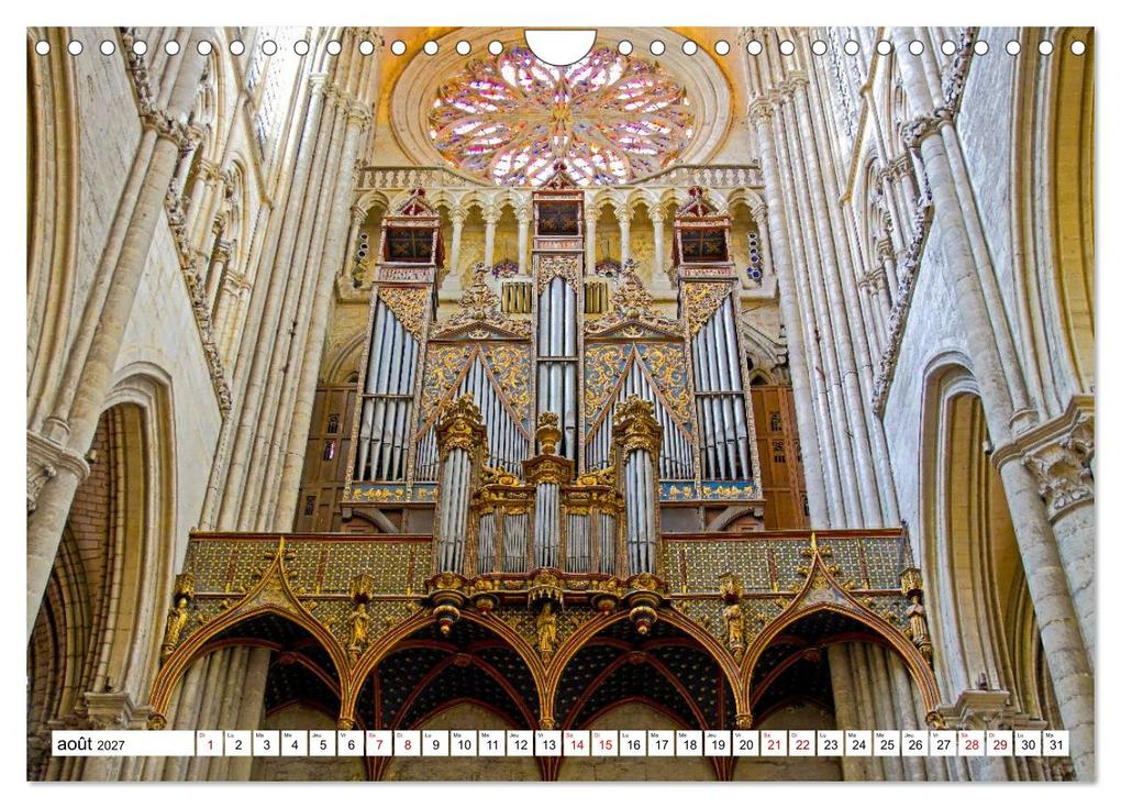 Weitere Ansicht: Les cathédrales françaises - Des chefs-d'uvre de l'architecture gothique (Calendrier mural 2027 DIN A4 vertical), CALVENDO calendrier mensuel | Calvendo, Elisabeth Schittenhelm