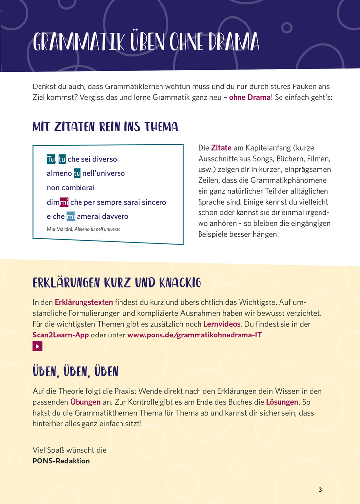 Weitere Ansicht: PONS Grammatik ohne Drama Italienisch