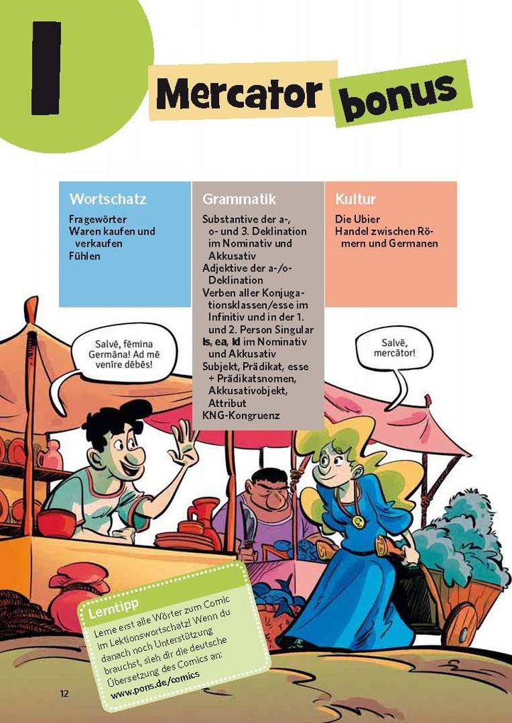 Weitere Ansicht: PONS Sprachlern-Comic Latein