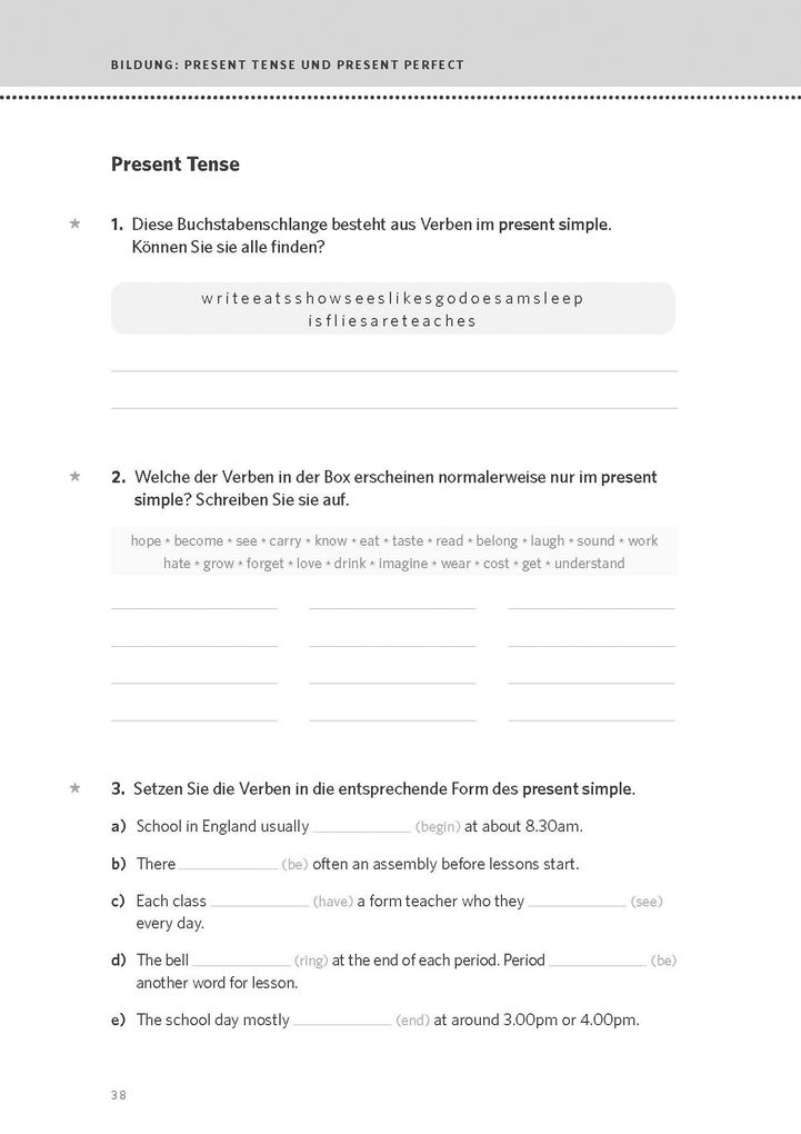Weitere Ansicht: PONS Verben & Zeiten üben Englisch