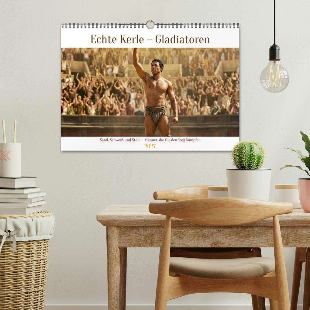Weitere Ansicht: Echte Kerle - Gladiatoren (Wandkalender 2027 DIN A3 quer), CALVENDO Monatskalender | Liam Blue, Calvendo