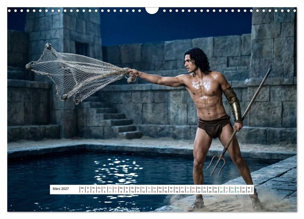 Weitere Ansicht: Echte Kerle - Gladiatoren (Wandkalender 2027 DIN A3 quer), CALVENDO Monatskalender | Liam Blue, Calvendo