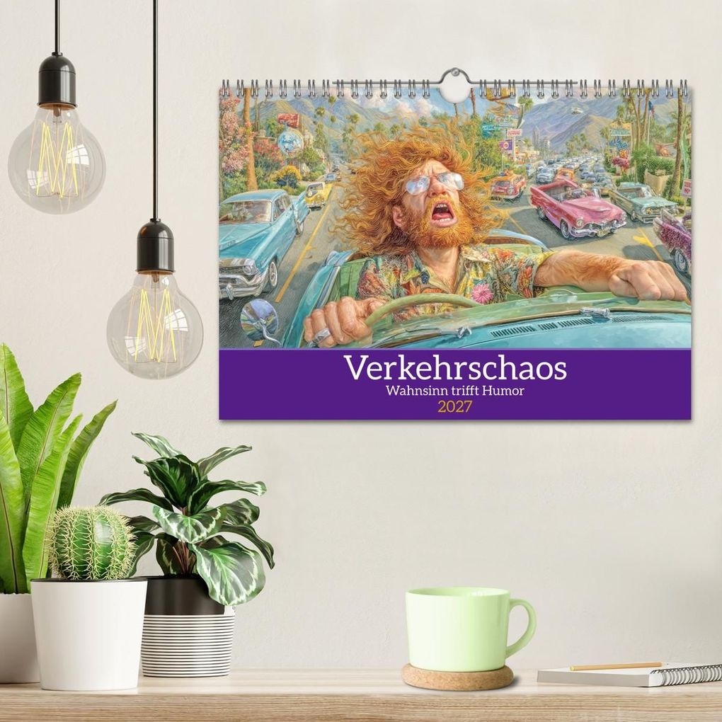 Weitere Ansicht: Verkehrschaos - Wahnsinn trifft Humor (Wandkalender 2027 DIN A4 quer), CALVENDO Monatskalender | Liselotte Brunner-Klaus, Calvendo