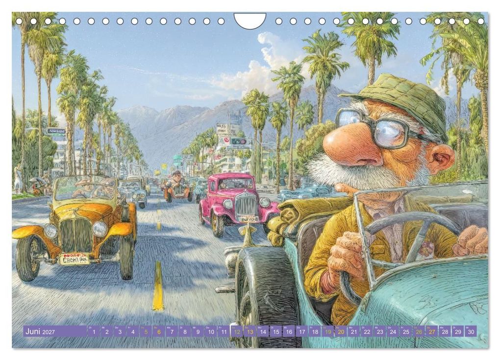 Weitere Ansicht: Verkehrschaos - Wahnsinn trifft Humor (Wandkalender 2027 DIN A4 quer), CALVENDO Monatskalender | Liselotte Brunner-Klaus, Calvendo