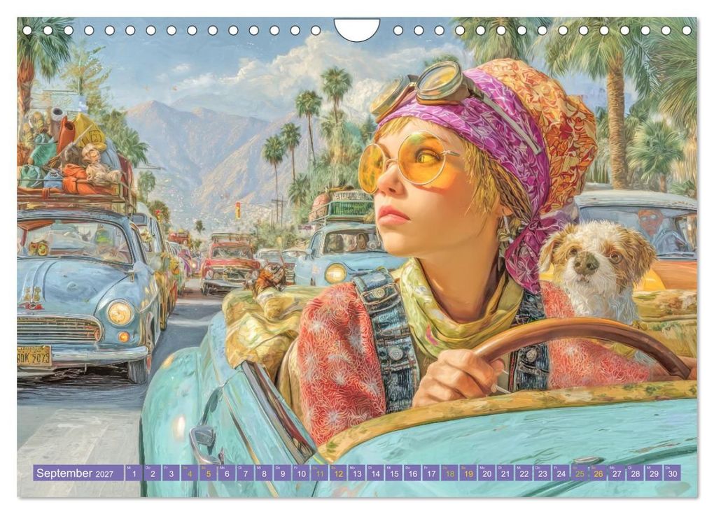 Weitere Ansicht: Verkehrschaos - Wahnsinn trifft Humor (Wandkalender 2027 DIN A4 quer), CALVENDO Monatskalender | Liselotte Brunner-Klaus, Calvendo