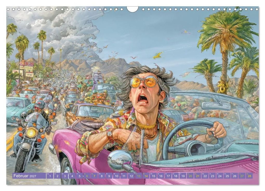Weitere Ansicht: Verkehrschaos - Wahnsinn trifft Humor (Wandkalender 2027 DIN A3 quer), CALVENDO Monatskalender | Liselotte Brunner-Klaus, Calvendo