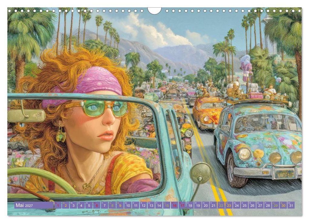 Weitere Ansicht: Verkehrschaos - Wahnsinn trifft Humor (Wandkalender 2027 DIN A3 quer), CALVENDO Monatskalender | Liselotte Brunner-Klaus, Calvendo