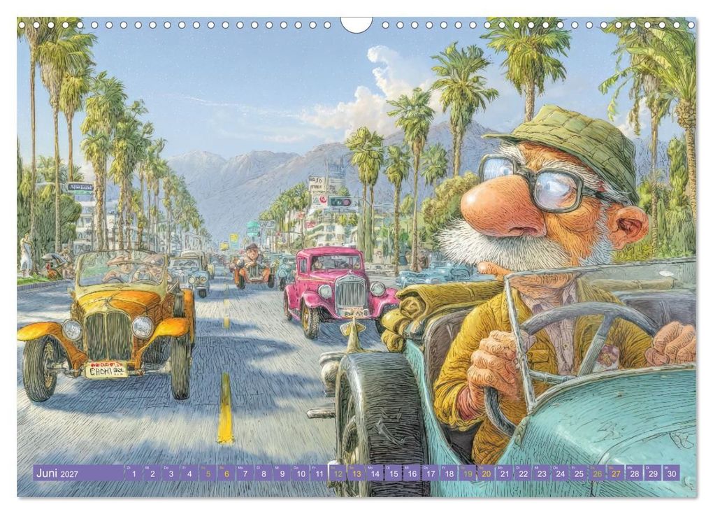 Weitere Ansicht: Verkehrschaos - Wahnsinn trifft Humor (Wandkalender 2027 DIN A3 quer), CALVENDO Monatskalender | Liselotte Brunner-Klaus, Calvendo
