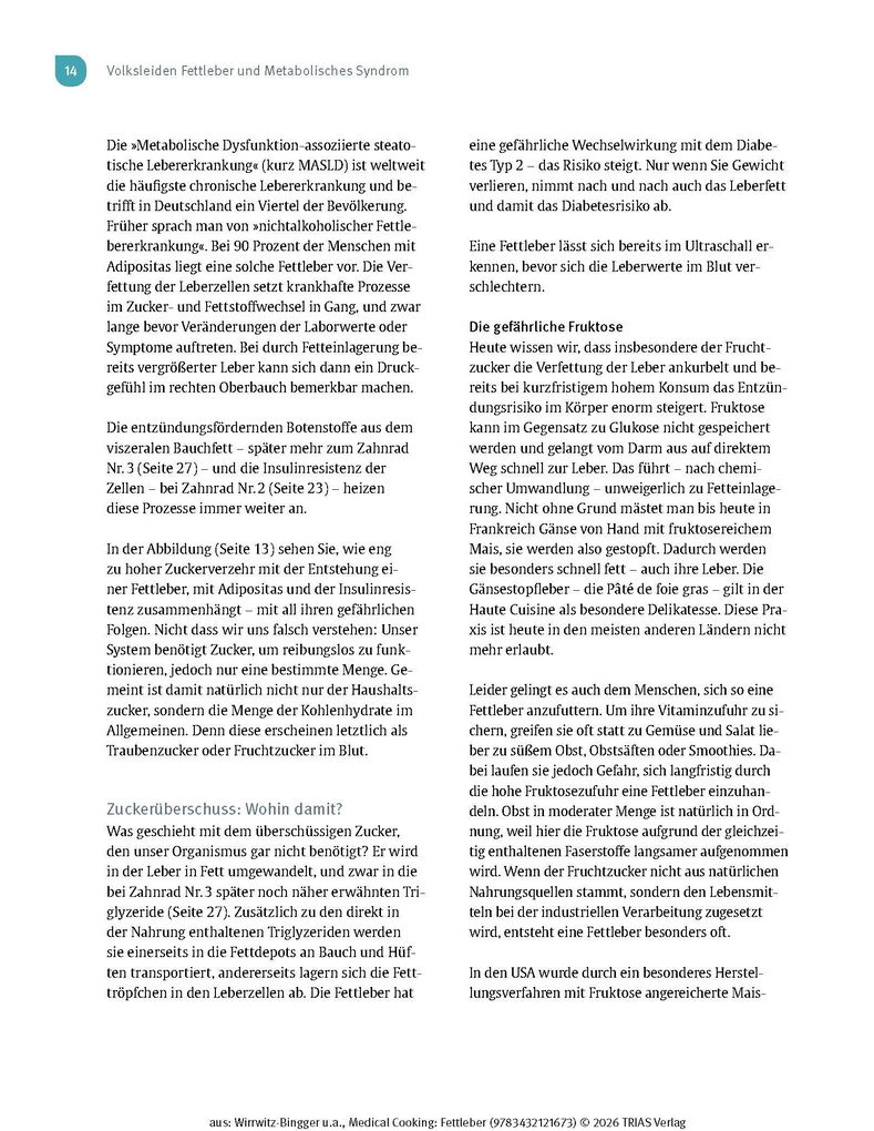 Weitere Ansicht: Medical Cooking: Fettleber | Andrea Wirrwitz-Bingger