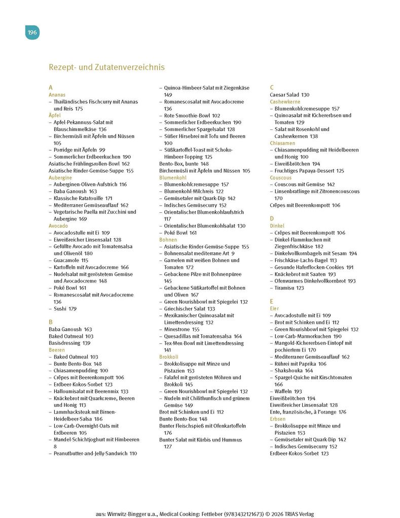 Weitere Ansicht: Medical Cooking: Fettleber | Andrea Wirrwitz-Bingger