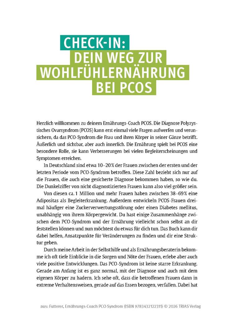 Weitere Ansicht: Ernährungs-Coach PCO-Syndrom | Kerstin Futterer