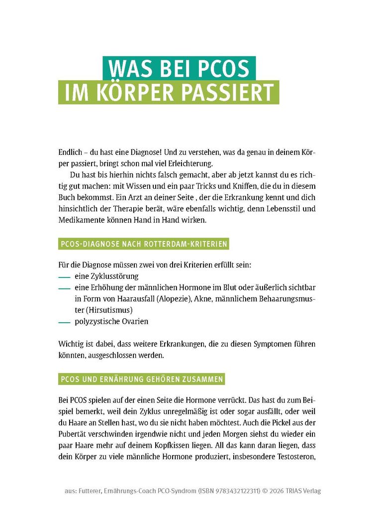 Weitere Ansicht: Ernährungs-Coach PCO-Syndrom | Kerstin Futterer