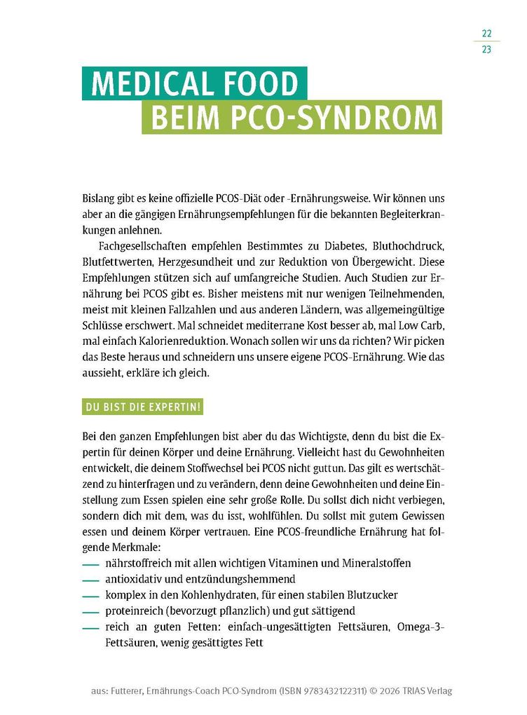 Weitere Ansicht: Ernährungs-Coach PCO-Syndrom | Kerstin Futterer