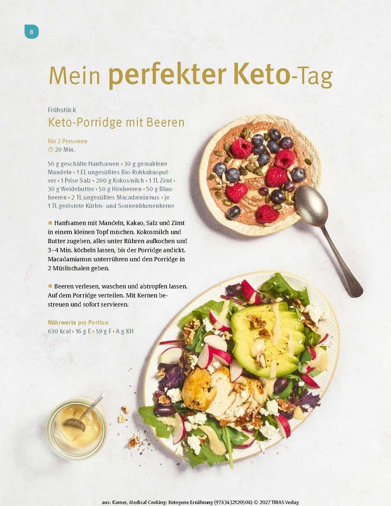 Weitere Ansicht: Medical Cooking: Ketogene Ernährung | Brigitte Karner, Wolfgang Karner