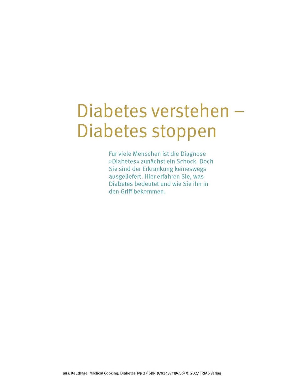 Weitere Ansicht: Medical Cooking: Diabetes Typ 2 | Winfried Keuthage, Snezhina Yordanova