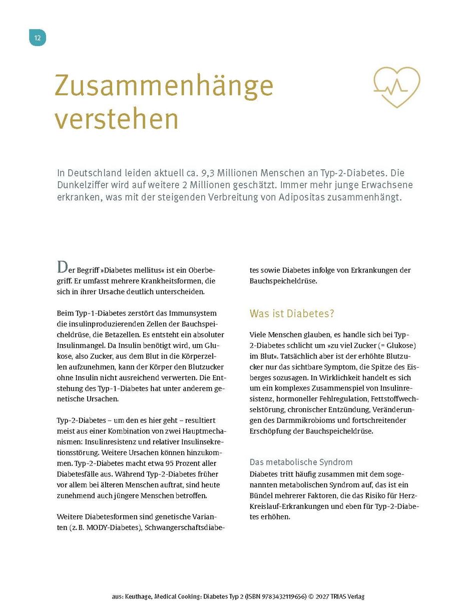 Weitere Ansicht: Medical Cooking: Diabetes Typ 2 | Winfried Keuthage, Snezhina Yordanova