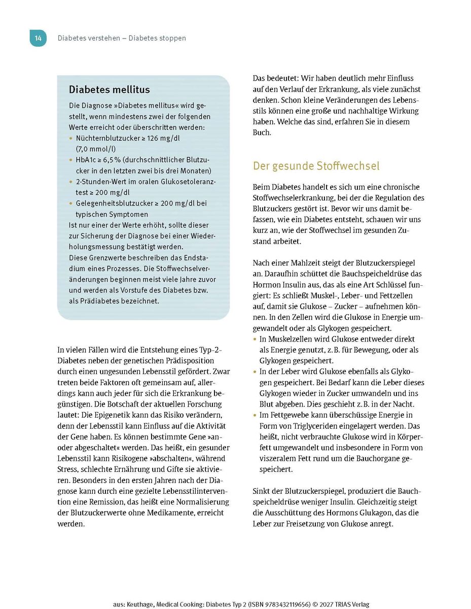 Weitere Ansicht: Medical Cooking: Diabetes Typ 2 | Winfried Keuthage, Snezhina Yordanova