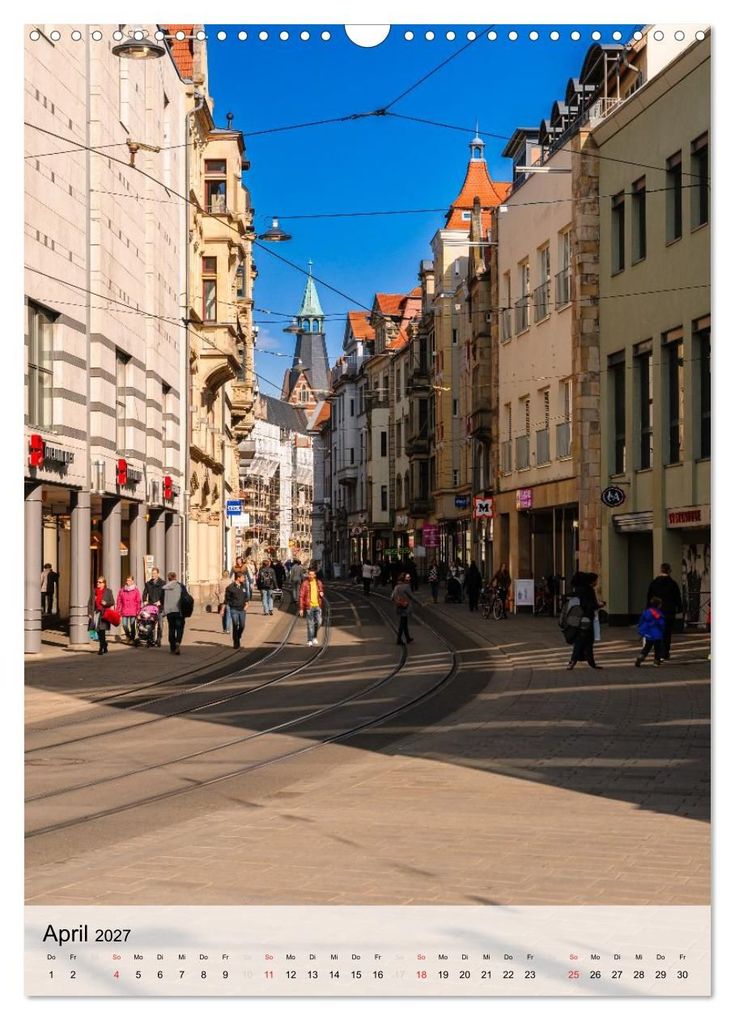Weitere Ansicht: Ein Blick auf Erfurt in Farbe (Wandkalender 2027 DIN A3 hoch), CALVENDO Monatskalender | Markus W. Lambrecht, Calvendo