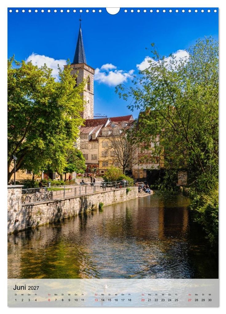 Weitere Ansicht: Ein Blick auf Erfurt in Farbe (Wandkalender 2027 DIN A3 hoch), CALVENDO Monatskalender | Markus W. Lambrecht, Calvendo