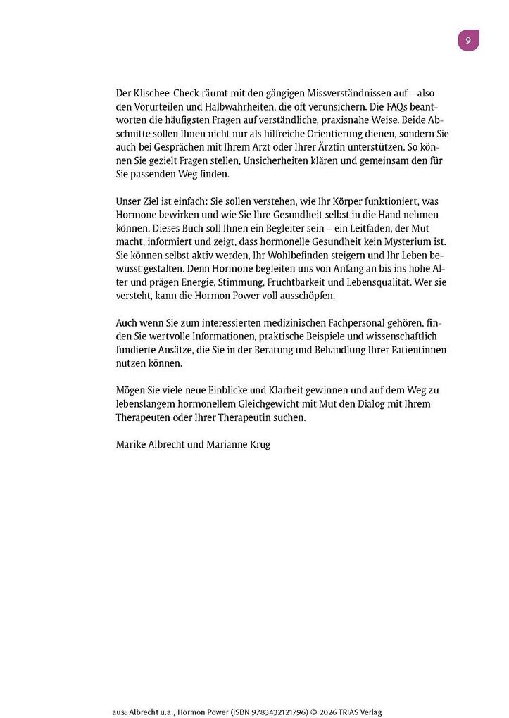 Weitere Ansicht: Hormon-Power | Marike Albrecht, Marianne Krug