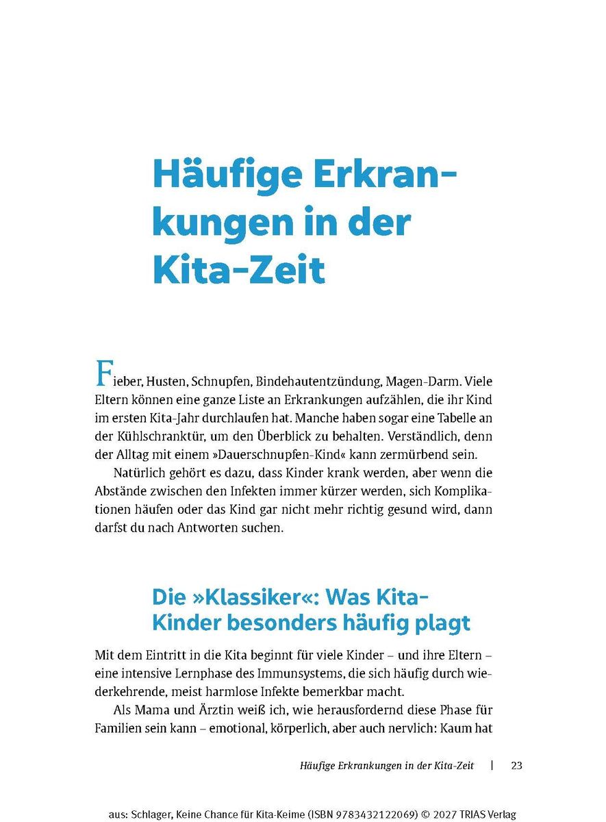 Weitere Ansicht: Keine Chance für Kita-Keime | Celine Schlager