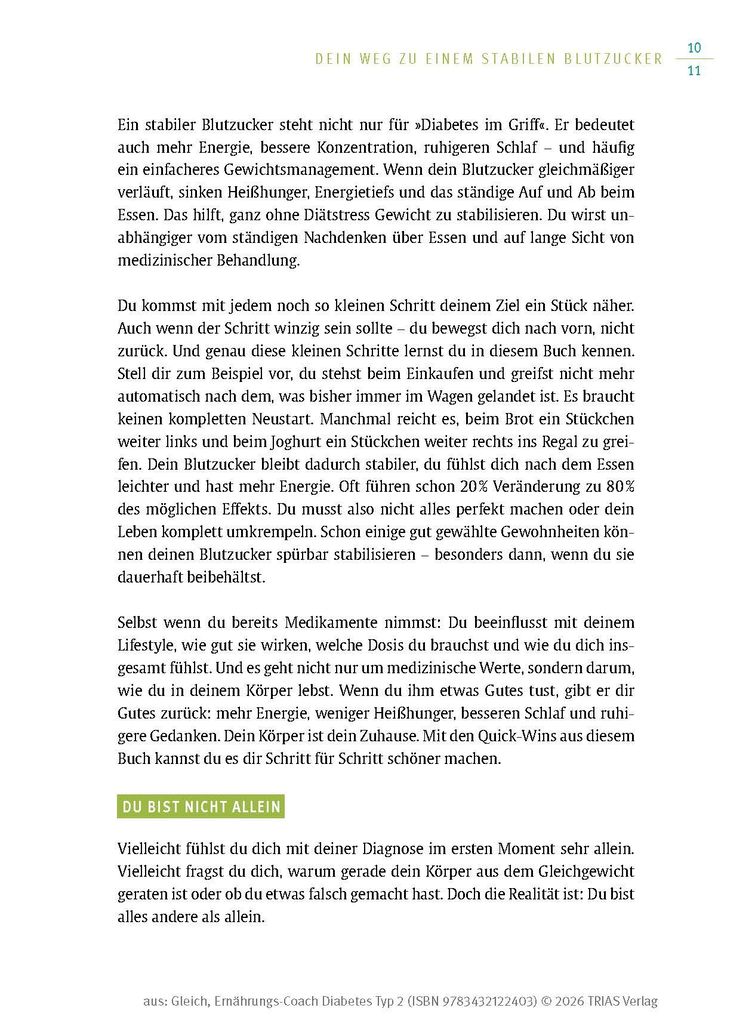 Weitere Ansicht: Ernährungs-Coach Diabetes Typ 2 | Nina Gleich