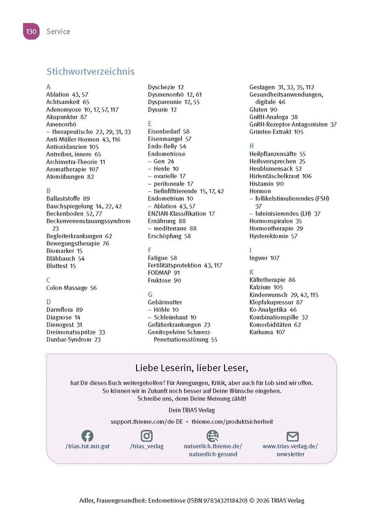 Weitere Ansicht: Frauengesundheit: Endometriose | Christine Adler