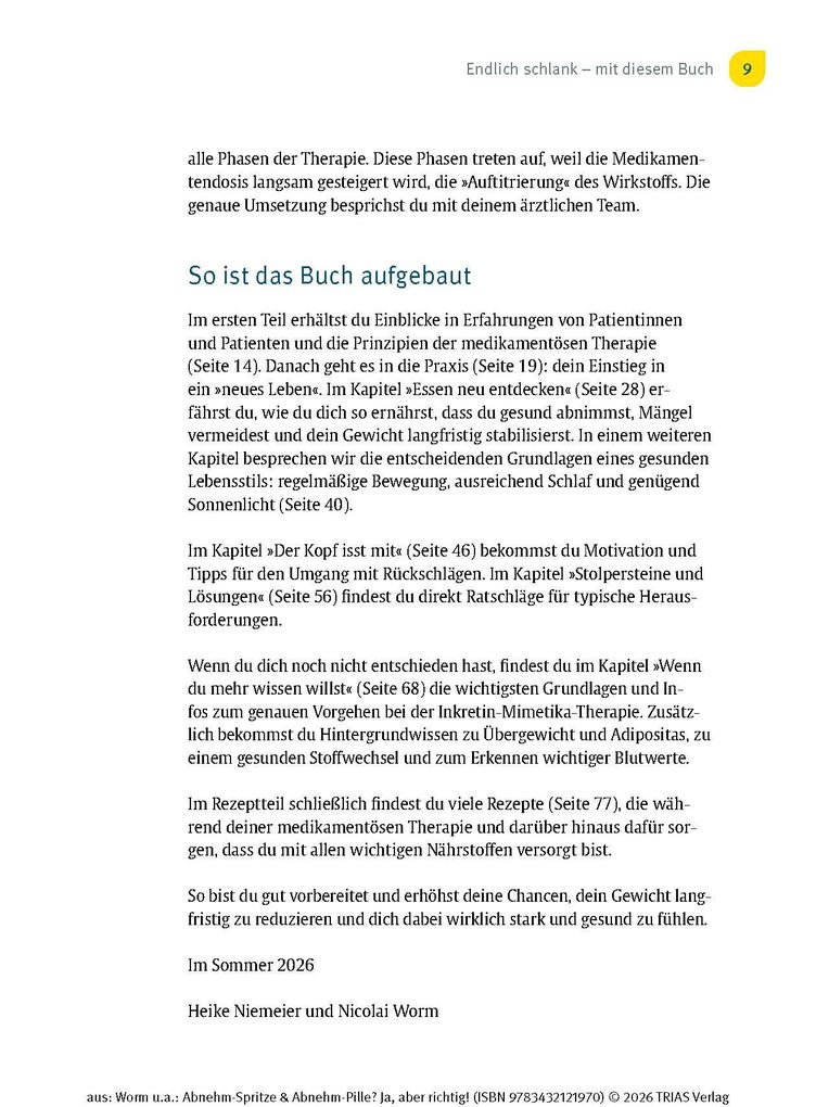 Weitere Ansicht: Abnehm-Spritze & Abnehm-Pille? Ja, aber richtig! | Nicolai Worm, Heike Niemeier