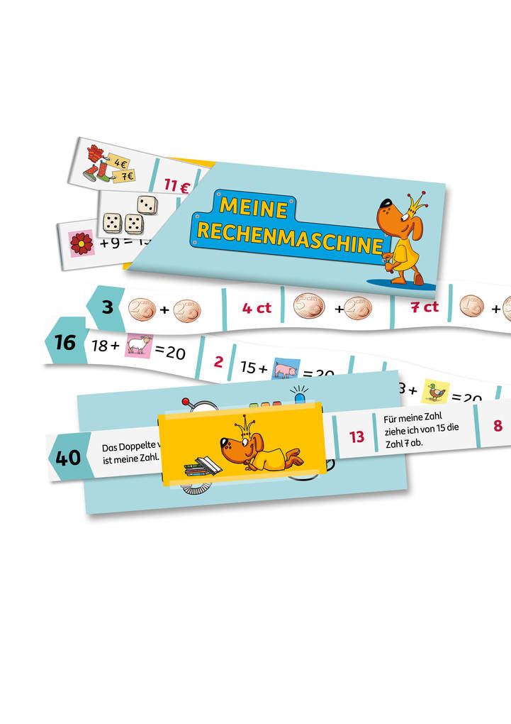 Weitere Ansicht: Meine Übungsstreifen Rechnen lernen - 1. Klasse: Zahlen bis 20 | Agnes Spiecker