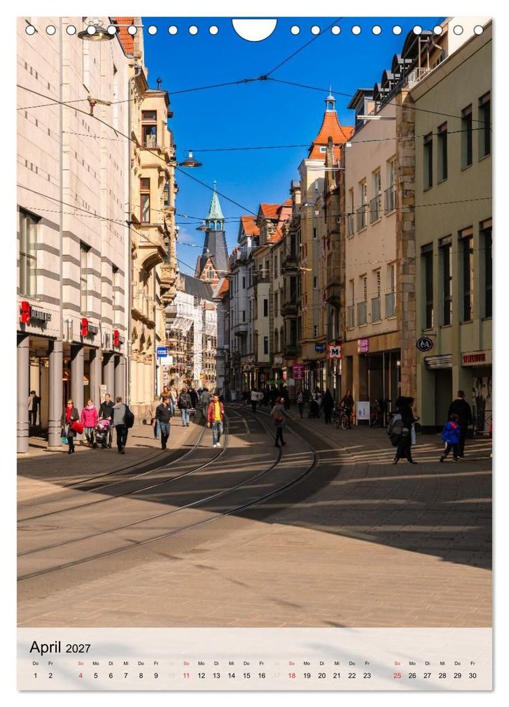 Weitere Ansicht: Ein Blick auf Erfurt in Farbe (Wandkalender 2027 DIN A4 hoch), CALVENDO Monatskalender | Markus W. Lambrecht, Calvendo