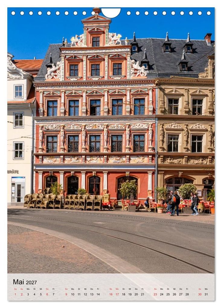 Weitere Ansicht: Ein Blick auf Erfurt in Farbe (Wandkalender 2027 DIN A4 hoch), CALVENDO Monatskalender | Markus W. Lambrecht, Calvendo