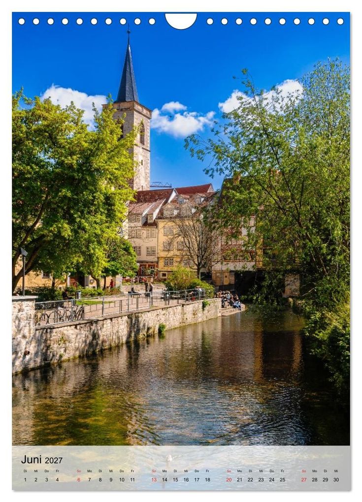 Weitere Ansicht: Ein Blick auf Erfurt in Farbe (Wandkalender 2027 DIN A4 hoch), CALVENDO Monatskalender | Markus W. Lambrecht, Calvendo