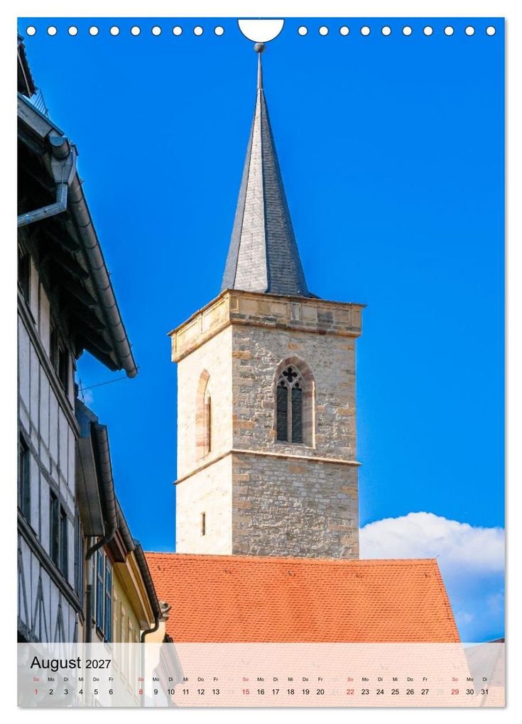 Weitere Ansicht: Ein Blick auf Erfurt in Farbe (Wandkalender 2027 DIN A4 hoch), CALVENDO Monatskalender | Markus W. Lambrecht, Calvendo